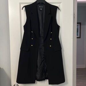 Beautiful black long vest